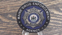 MDEA Maine DEA Drug Enforcement Agency Ceramic Challenge Coin #145W - £14.06 GBP