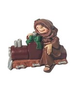 Holiday Friar Folk Figurine Maureen Monk Christmas Gift 1999 Vtg Train C... - £38.75 GBP