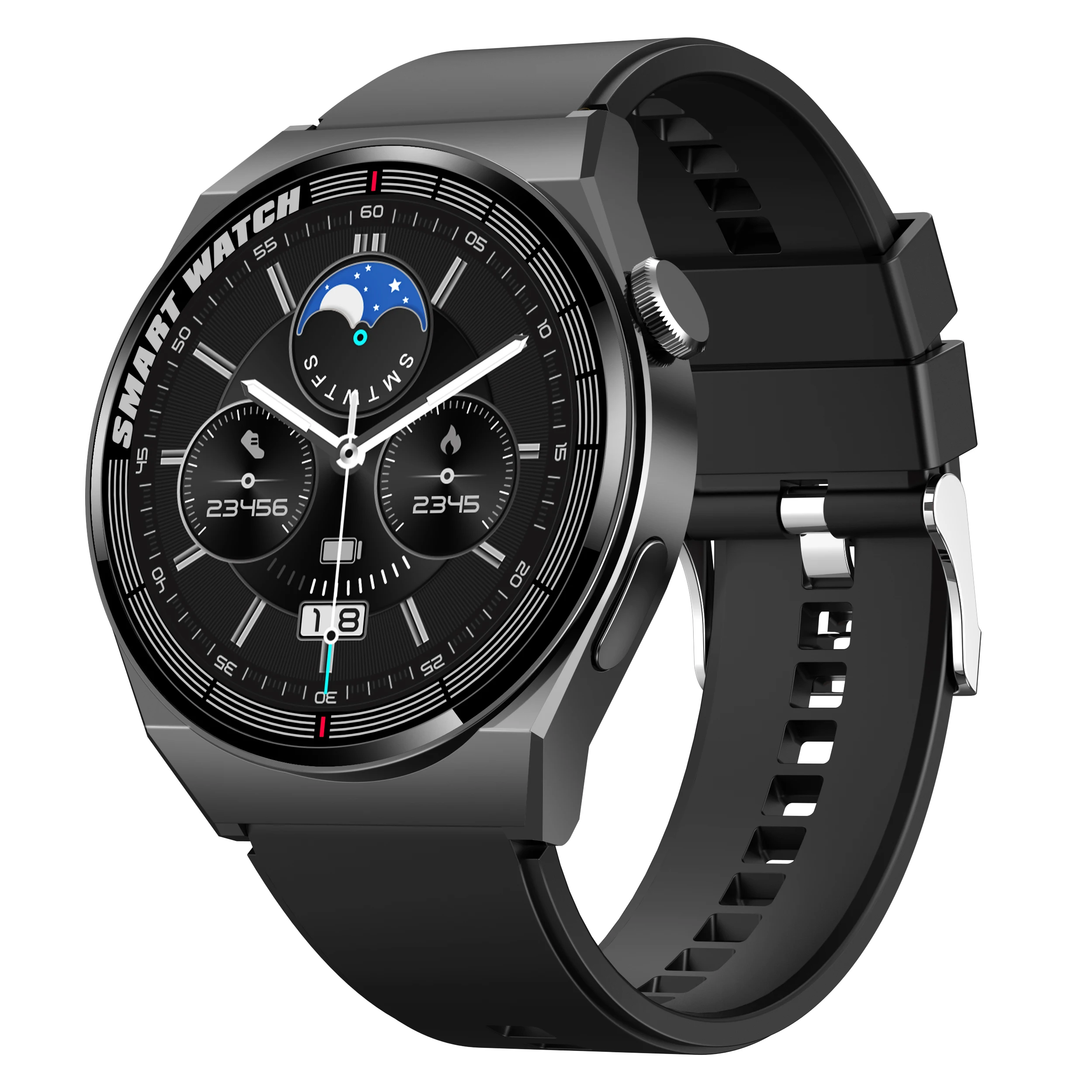 ECGPPG Bluetooth Call Smart Watch Men Laser Health Blood Pressure Fitnes Sports