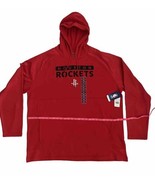 Mens NBA Houston Rockets  Warm Hoodie Jumper Red For Winter Autumn Size XXL - £11.93 GBP