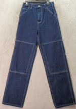 John Galt Jeans Womens Small Blue Denim Dark Wash Cotton Pockets Straight Leg - $27.72