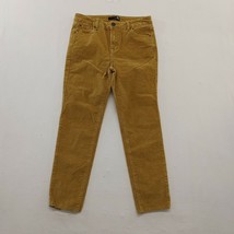 BBJ Women&#39;s Tan Corduroy Cropped Jeans Size 9/10 Stretch High Rise Cotto... - $150.76 MXN