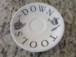 WOOD &amp; SONS TABLEWARE SAUCER ONLY THE KITCHEN GARDEN GREEN ENGLAND  - $55.03 MXN