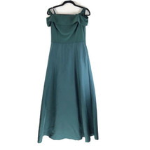 Adrianna Papell Jersey Taffeta Dress Formal Sleeveless Green Size 6 - £37.86 GBP