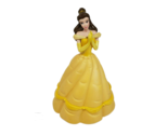 DISNEY STORE BEAUTY AND THE BEAST PRINCESS BELLE PIGGY COIN BANK W/ STOPPER - £44.10 GBP