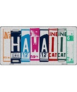 Hawaii License Plate Art Brushed Aluminum Metal Novelty License Plate LP... - $25.74 CAD