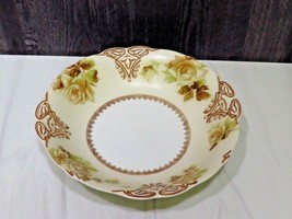 Antique Art Nouveau Ohme Silesia Clarion Old Ivory 16 Large Serving Bowl... - £29.38 GBP