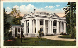Tallahassee FL-Florida, Governor&#39;s Mansion, PM 1919 Vintage Postcard (C12) - £8.96 GBP