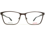 Carrera Eyeglasses Frames CA 6640 WEU Brown Square Full Rim 54-16-140 - £59.06 GBP