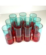 VINTAGE Glassware Set of 11 Mid Century Modern Barware Highball Cocktail... - $351.67 CAD
