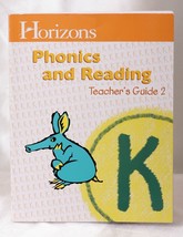 Horizons Kindergarden Phonics and Reading Teacher&#39;s Guide 2 Homeschool - £8.45 GBP