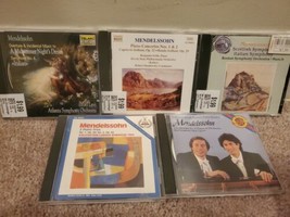 Lot of 5 Mendelssohn CDs: Piano Trios, Midsummer Night&#39;s Dream, Frith, Italian - £13.41 GBP