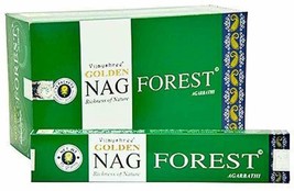 Vijayshree Golden Nag Forest Incense Sticks Export Quality Masala AGARBATTI 180g - £19.61 GBP