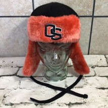 New Era Oregon State Trapper Hat Fur Lined Warm Winter Cap Mens One Size  - £11.81 GBP