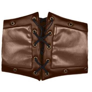 Deluxe Leather Steampunk Corset-Style Belt