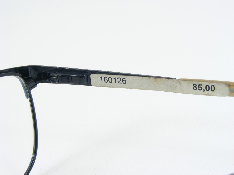 Société des Lunetiers Crizal Paris 0101 ONIX BLACK EYEGLASSES FRAME 51-17-135mm Item image 12