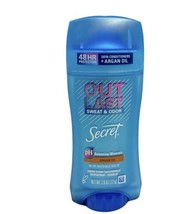 Secret Outlast Argan Oil Antiperspirant Deodorant, 2.6oz Invisible Solid 8/24 - £11.66 GBP