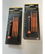 Two (2) Klein Tools 32584INS 8-in-1 Insulated Electronics Screwdriver Sets - €50,13 EUR