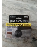 1x MASTER Chair Mat Replacement Caster Metal / Plastic Chair Base set of 2 - $375.97 MXN