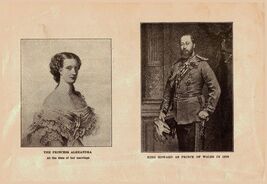 Antique 1910 Print The Life Of King Edward VII and Career of King George... - $30.46 CAD