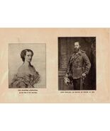 Antique 1910 Print The Life Of King Edward VII and Career of King George... - $30.46 CAD