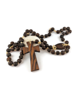 French catholic rosary vintage Large antique religious gift France - $44.34 CAD
