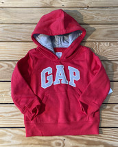 gap NWT boy’s Pullover logo hoodie sweatshirt size 4 red A12 - £13.37 GBP