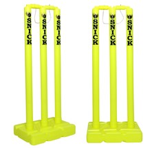 Plastic Cricket Stumps PVC Base Set  - Pack of 2 - $69.29