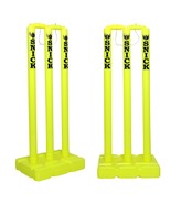 Plastic Cricket Stumps PVC Base Set  - Pack of 2 - $69.29