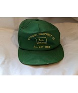 1993 John Deere Stevenson Equipment Day Tractor Green Adj Snapback Hat C... - $46.75