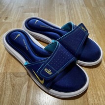 Nike Comfort Footbed Slides Sandals 360883-472 Blue Womens Size 9 - £17.46 GBP
