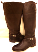 Tory Burch Knee High Boots Size-9.5M Brown Leather - $197.98