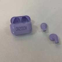 CRAZYZOOM Earphones, Eye - Catching Purple Aesthetics image 2