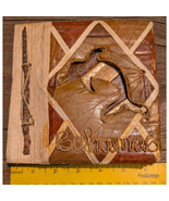 Photo Album Natural Leaves Bamboo Dolphin Design Cover Bahamas 4x6 Photo... - $16.93