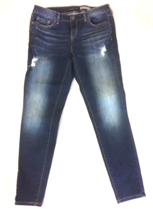 Aeropostale Jeans Womens 8 Blue Jegging Stretch Denim Distressed Faded S... - $6.19