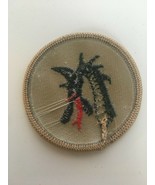 Dragon Patrol Emblem Boy Scout BSA Patch Vintage Black on Tan - £2.24 GBP