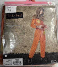 NWT Trick R Treat Sam Costume Scarecrow Halloween Size 7/8 Medium - £18.49 GBP
