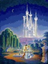 New *Princess Cinderella And Prince Castle* Counted Cross Stitch Pattern - £3.91 GBP