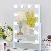 Fenchilin Lighted Makeup Mirror Hollywood Mirror Vanity Makeup Mirror With Light - £41.04 GBP