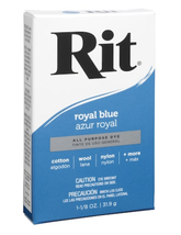 Rit Powder Dye - Royal Blue, 1-1/8 Oz. - £3.89 GBP
