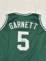 Kevin Garnett Signed Boston Celtics Basketball Jersey COA - £157.39 GBP
