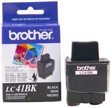 Brother LC41BK Ink Cartridge, 500 Page Yield, Black - £7.17 GBP