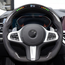 X3x5 Carbon Fiber Intelligent Multifunctional LED Car Sports Steering Wheel - £621.16 GBP+