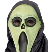 Glow In The Dark Screamer Mask Adult White - $16.81