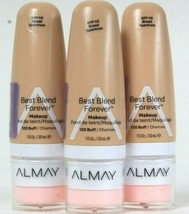 3 Count Almay 1 Oz Best Blend Forever 120 Buff SPF 40 Broad Spectrum Makeup - £24.31 GBP