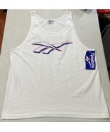 Vtg Reebok Tank Top Mens XL Muscle Shirt USA Gymnastic Beach Surf Summer... - $19.79