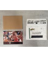 Michael Jordan 1997 Upper Deck Oversized Promo Card w/ Envelope Bulls - €12,69 EUR