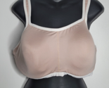 NATORI Yogi Convertible Underwire Sports Bra Size 40DD Womens White Beige - $16.99
