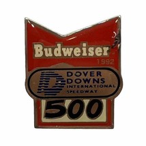 1992 Budweiser 500 Dover Downs Delaware NASCAR Race Car Racing Lapel Hat Pin - $7.95