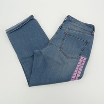 Nine West Chrystie Womens Medium Blue Jean Capri Pants 6 - £13.70 GBP